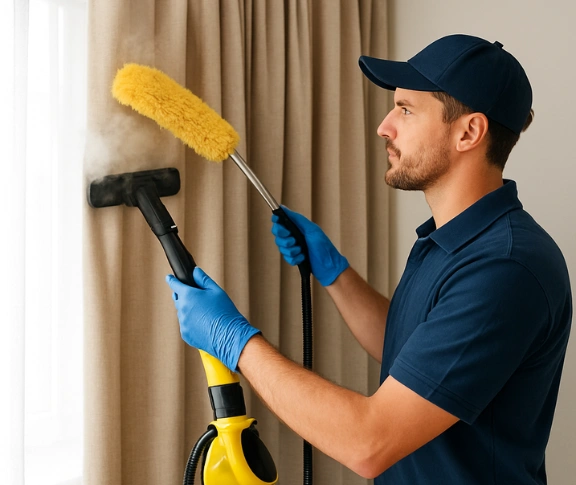 Trusted residential curtain cleaning technician Matty Curtain Cleaning allawah-nsw QLD